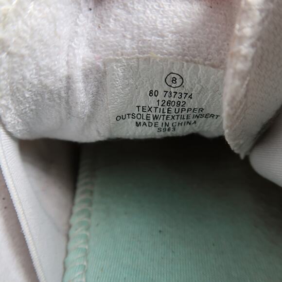 Blu Dor Shoes Womens 8 Sneakers Slip On Casual Canvas White Fabric Trainers - Picture 12 of 12